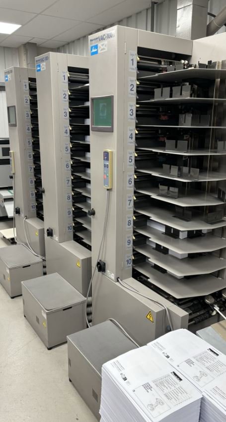 Collating and inserting lines Horizon VAC 100a