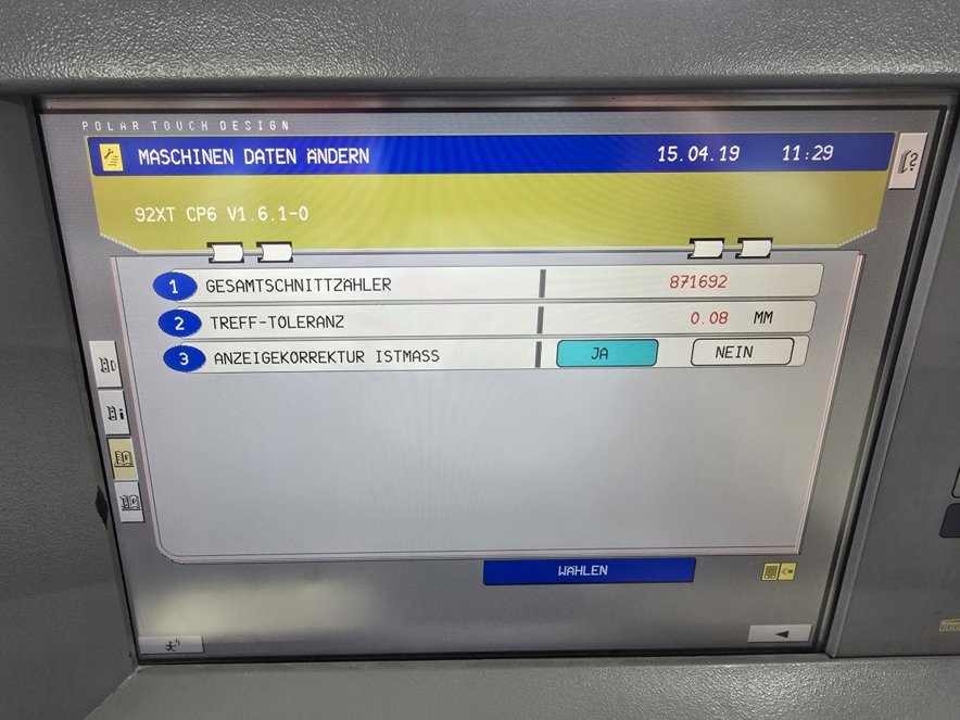 Guillotines Polar 92 XT Plus