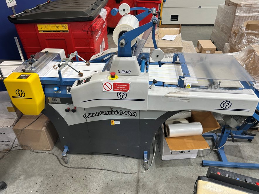 Laminating and coating Foliant Gemini C 400 A