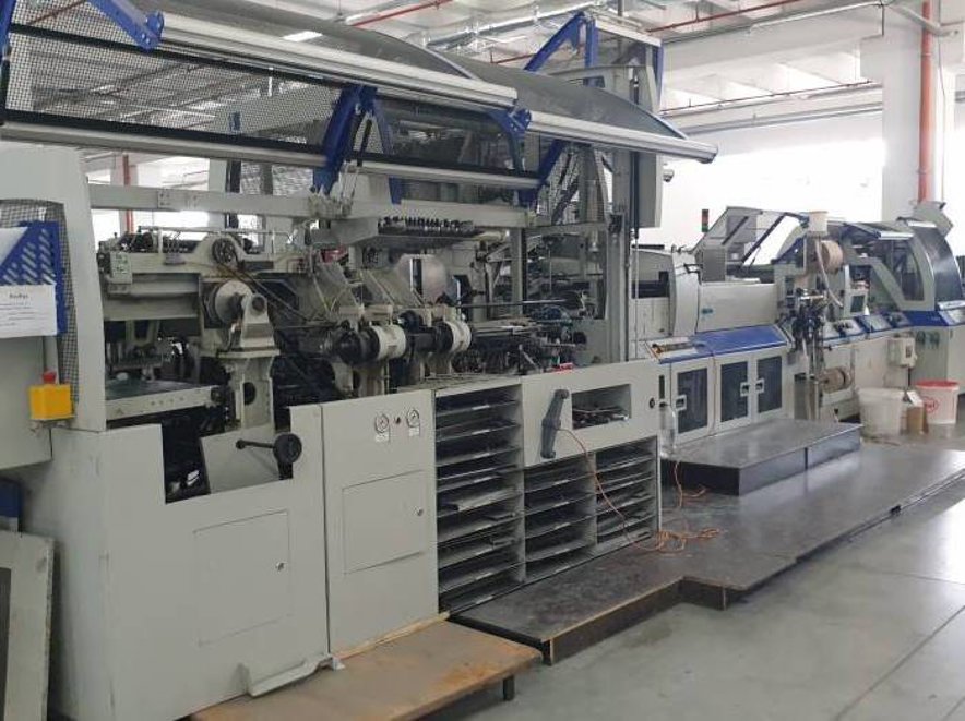 Book cover production Kolbus BF 511