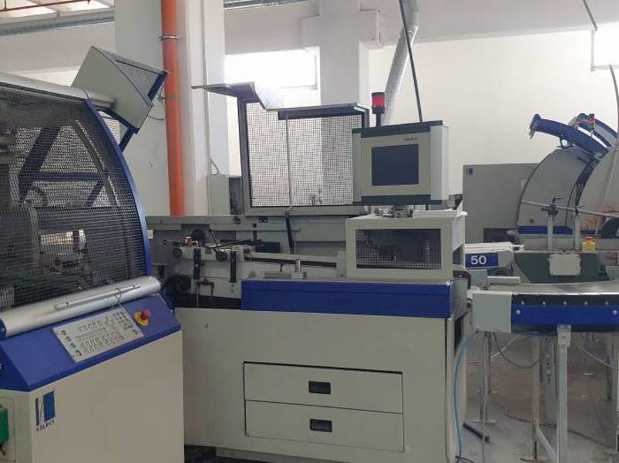 Book cover production Kolbus BF 511