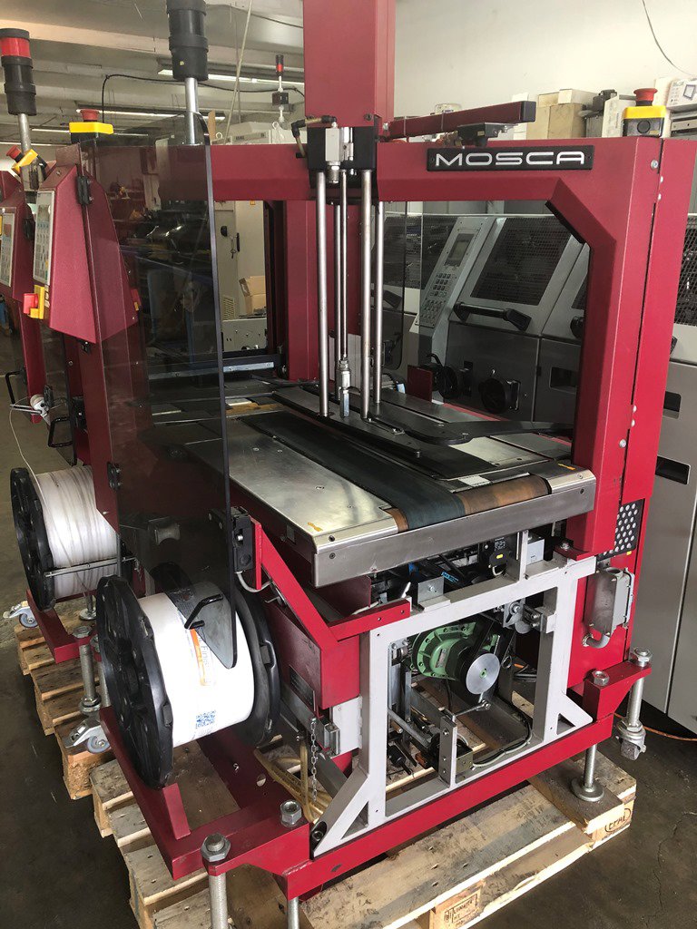 Bundle/Strapping machines MOSCA RO-TR500-3 + RO-TRI-3