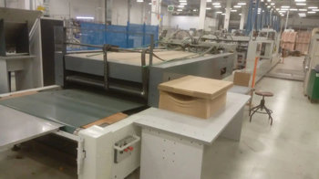 card gluer Bobst DOMINO 145 MATIC