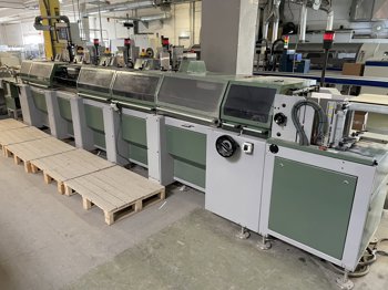 Collating and inserting lines Muller Martini Onyx 6285