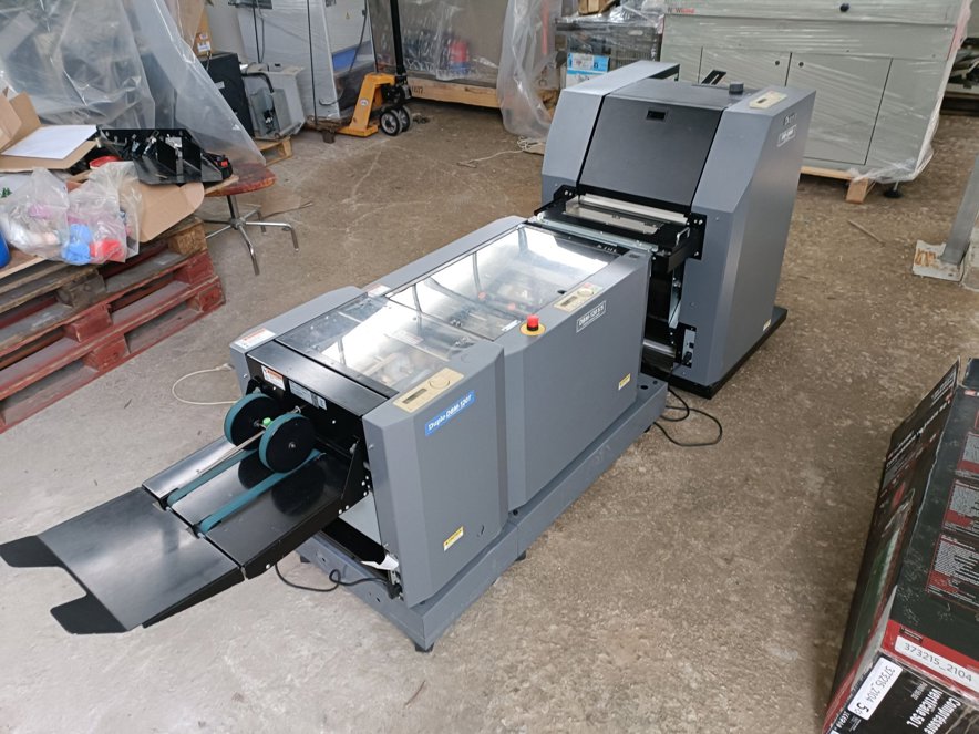 Collator and booklet production Duplo DSF-2000 + DBM-120 S/S + DBM-120T