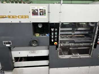 Die-cutters- automatic and handfed Bobst 102 CER