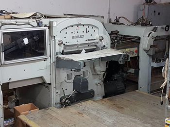 Die cutting Bobst SP 1260 E-500T