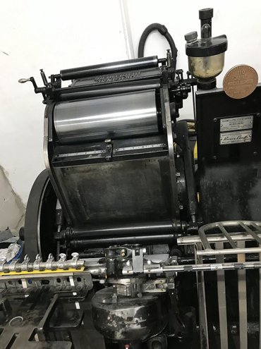 Die cutting Heidelberg OHT-T