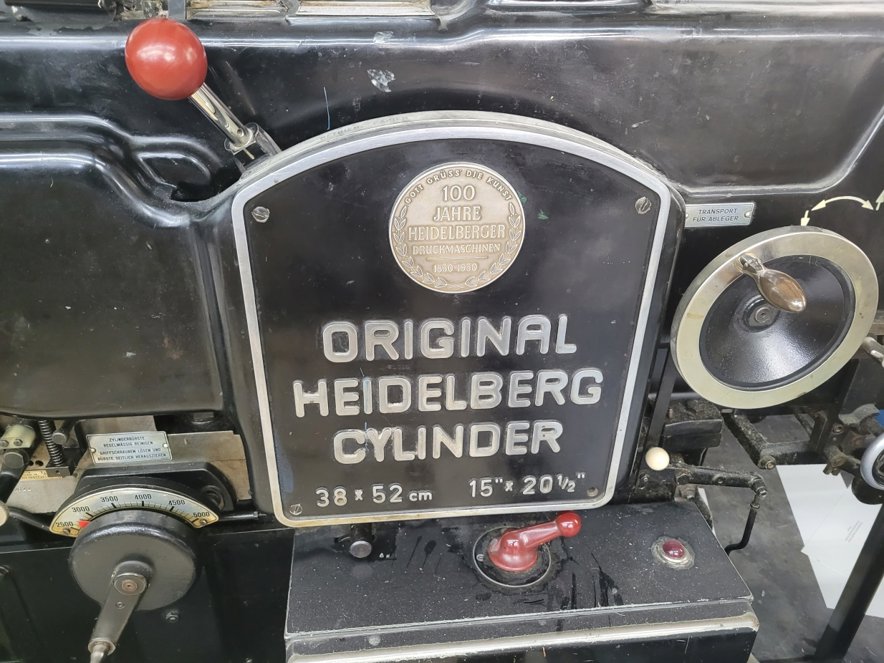 Die cutting Heidelberg OHZ - K