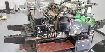 Die cutting Heidelberg S Cylinder
