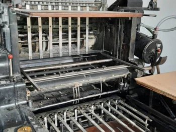 Die cutting Heidelberg S Cylinder