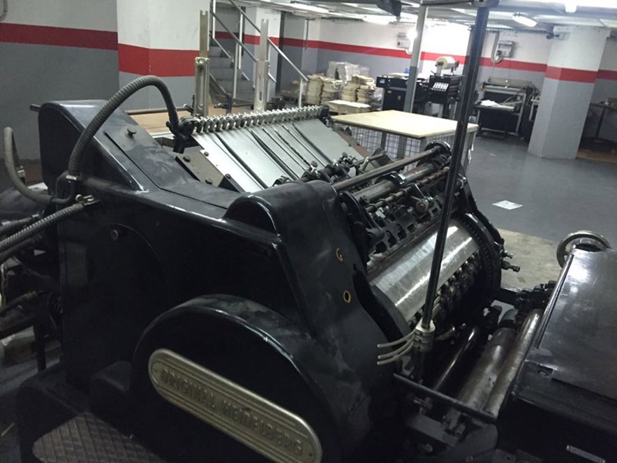Die cutting Heidelberg SBG Cylinder