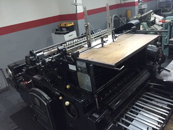 Die cutting Heidelberg SBG Cylinder