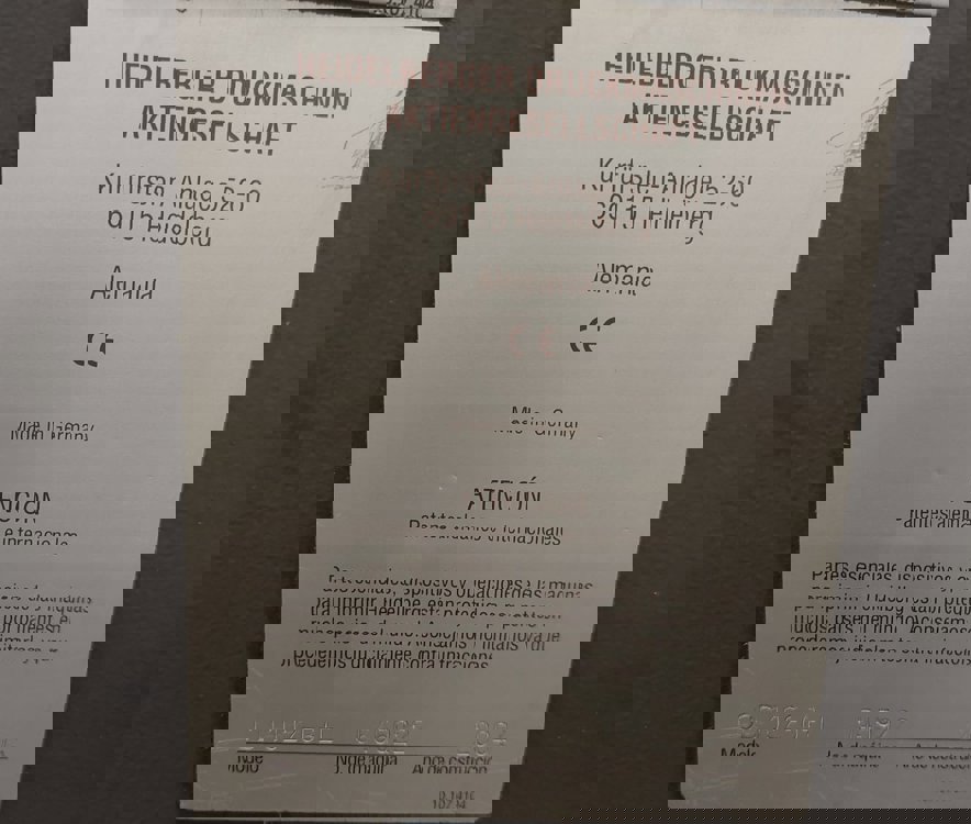 Sheet Fed / Offset Heidelberg Speedmaster SM CD 102-6 LX